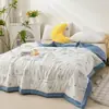 Novo Modelo 2026 Colcha de Algodão Lavado de Verão com Sensação Refrescante, Veludo de Feijão para Quarto de Casa e Dormitório de Estudante, Colcha de Verão para Ar Condicionado