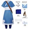 O avatar cos traje halloween último gás katara bumi anon cosplay traje cosplay