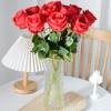 Flor artificial, rosa concubina imperial, flor artificial para boda, pared de flores, decoración del hogar, ramo de flores, pared hecha a mano, lote