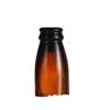 Suministro cabeza de botella de cerveza copa de vino pequeña 50ml vidrio Materia prima marrón vidrio para licores creativos se puede imprimir en gran cantidad y favorable