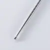 Cureta de Orelha Tradicional de 17cm com Cabeça Esférica Estendida com Mola, Ferramenta Redonda para Limpeza de Ouvido