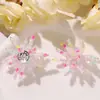 Estilo Férias de Verão Fantasia Dopamina Flor Cluster de Miçangas de Cristal Brincos Menina Energética Acessórios de Cabelo Acessórios de Broche