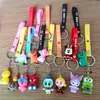 Lindo llavero de dibujos animados tridimensional regalo pequeño creativo para estudiante de clase recompensa de jardín de infantes colgante de silicona regalo práctico
