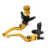 Piezas de Modificación para Motocicleta Maneta de Freno de Mano Palanca de Freno Manillar Seis Velocidades Cabeza Fundida a Presión Bomba Tailandesa Cnc Scooter