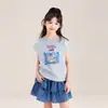 Conjunto de Ropa Infantil Tutu Elefantito para Niñas Conjunto de Dos Piezas Camiseta sin Mangas y Falda Floral Nuevo Estilo Verano 2026