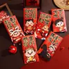 Novos Envelopes Vermelhos Criativos Estilo Chinês para o Ano Novo de 2026 com Design Chinês Tradicional para o Ano Novo, Pacote Vermelho Universal de Mil Yuan