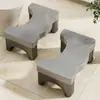 Taburete de Pie para Inodoro Moderno Minimalista Engrosado para Defecar Baño Adulto Resistente Artefacto para Ponerse en Cuclillas Engrosado