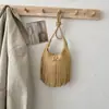Bolso con Borlas para Mujer 2026 Nuevo Verano Popular Moda Sensación de Alta Gama Lujo Ligero Nicho Bolso de Hombro Cruzado para Viaje