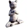 Fabricante Personalizado Transfronterizo Nuevo Dibujos Animados Perro de Meditación Artesanías de Resina Adornos Adornos de Escritorio Personalizados