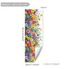 Una Variedad de Creativas Pegatinas de Ventana Florales, de Mariposas y Abejas Coloridas de Estilo Fresco para Decoración de Tiendas y Hogares, Pegatinas Electrostáticas de Doble Cara Visibles