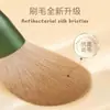 10 piezas de brochas de maquillaje de rosa verde para rubor, polvo, sombra de ojos, herramientas de belleza para principiantes