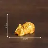 Nuevo producto transfronterizo: Figurita amuleto de la suerte con forma de trompa de elefante del sudeste asiático, accesorio de decoración DIY, pequeño adorno para coche o escritorio