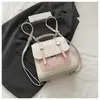 Mochila Minimalista Estilo Coreano de Nicho para Mulheres 2026 Nova Moda Versátil Bolsa de Mão Mochila de Bolinhas Mochila Estudantil