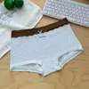 Roupa íntima feminina de alta elasticidade, sem costura, puro algodão, plus size, com entrepernas estendido, antibacteriana, respirável e amiga da pele, calcinhas de puro algodão, atacado