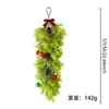 Corona de Navidad de venta cruzada más vendida para colgar en la pared Decoración navideña ambiente festivo Colgante de pared de vid artificial Vid navideña