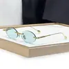 Gafas H62 Transfronterizas Lujo Estilo Alemán Nicho Versátiles Ovaladas Gafas de Sol para Hombre Kub Hogar Vacaciones Estilo Callejero Gafas de Sol para Mujer