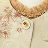 Ropa Nueva para Madres Estilo 2026, Abrigo Ligero de Lujo con Jacquard Estilo Chino Nuevo, Top Elegante y Noble de Otoño para Mujeres de Mediana Edad y Mayores
