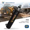 Cilindro Hidráulico de 5 Toneladas Cilindro con Brida Frontal Cilindro Hidráulico Excavadora Bulldozer Fabricante Suministro Spot Transfronterizo