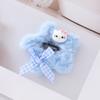 Horquilla de gato de peluche con forma de corazón para niña, accesorio para el cabello con forma de estrella de cinco puntas, estilo BB, para otoño e invierno.