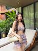 Nuevo Bikini de Tres Piezas Estilo Ins Tailandés para Chicas Calientes Conjunto Puro Deseo Aroma Pequeño Tirantes Sexy Traje de Baño de Gama Alta
