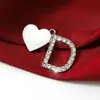 Accesorios de Colgante de Letra Inglesa Incrustada con Diamantes Europeos y Americanos Regalos Conmemorativos Personalizados Creativos Accesorios de Colgante DIY de Aleación Joyería