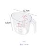 Juego de 3 tazas medidoras transparentes personalizadas, juego de tazas medidoras plegables, herramientas para hornear con escala, taza medidora de plástico engrosado
