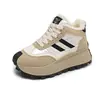 HL871-2 Sapatos de Pelúcia com Solado Grosso Argan Femininos 2026 Novo Estilo de Inverno Fazem os Pés Parecerem Menores Sapatos Casuais Esportivos de Algodão Calçados Femininos