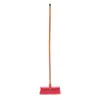 Escoba de empuje manual mango largo cerdas suaves cepillo para pisos cerdas suaves cepillo para baño cepillo de lavado para baño cepillo para agua cabezal de escoba