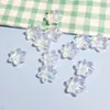 Pendente Coração Azul Transparente com Glitter Borboleta Urso Primavera Verão Fofo Feito à Mão Contas Ins Estilo Popular Mesmo Estilo Contas Soltas DIY