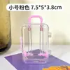 1 Maleta de Viagem Não Mini Super Pequena Caixa de Armazenamento Venda Direta da Fábrica Rodas Retráteis Móvel Transparente Joias Fofo