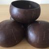 Venta al por mayor tazón para ensalada tazón de cáscara de coco vietnam/Cuchara de coco Artesanía pintada a mano