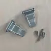 Placa de Bisagra para Puerta de Contenedor Bisagras Traseras Galvanizadas para Camiones Caja Bisagras de Acero Fundido Bisagras de Acero Forjado Accesorios de Bisagra Soldados para Carrocería de Camión
