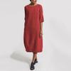 2022 AliExpress Amazon Explosiones Transfronterizo Vestido de Verano Nuevo para Mujer Talla Grande
