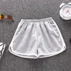 Shorts Esportivos Novos de Primavera Shorts Clássicos Pequenos Fitness em Casa Pernas Penduradas Calças Casuais de Cor Contrastante Roupa Externa Feminina