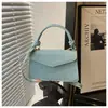 Bolso de Mano Cruzado de Hombro Único para Mujer, Color Sólido de una Pieza, Dropshipping, Casual, Temperamento, PU, Simple, Retro, Moderno, Elegante, 2026