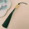 Guanshan Yue Producto Nuevo Marca Buda Tailandés Colgante de Borla Estilo Chino Espiga Joyería para Coche Linterna Marcador de Libros Accesorios para Ropa