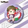 Voleibol co-man juvenil Bar y Chuan Che Ying montaña Feixiong Sun Xiang Xiang Yang insignia secundaria yuan anime periférico insignia