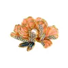 Broche de Mariposa de Cristal Vintage Broche de Animal Camelia de Lujo Ligero de Alta Calidad Hebilla de Pin de Corsage Femenino Ropa