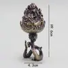 Fogão Boshan Retrô, Queimador de Incenso de Ponta de Dedo Dragão e Fênix, Queimador de Incenso Criativo Torre de Incenso, Queimador de Incenso Auspicioso, Ornamentos Zen para Casa