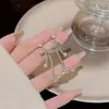 Elegantes Aretes Nuevos de Perla Cereza para Mujer, Versátiles y Frescos, Simples y Sofisticados, Accesorios de Oreja de Moda Estilo Ins