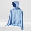 Ropa Ligera de Seda Helada para Protección Solar de Verano para Mujer, Ropa Transpirable para Exteriores de Pesca Profesional Fresca con Protección Solar, Chaqueta de Ciclismo para Hombre