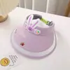 Sombrero para Niñas, Sombrero de Sol de Verano con Protección Solar, Sombrero de Sol de Ala Ancha, Sombrero de Sol para Niñas Delgado y Transpirable con Parte Superior Abierta, Estilo Fresco y Dulce