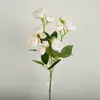 Flores Artificiais de Rosa de Chá Pequena Frescas e Simples, Botão de Chá, Buquê de Noiva, Adereço para Fotografia de Hotel e Pousada, Camélia Artificial