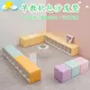 Gabinetes de Almacenamiento para Jardín de Infantes para Niños, Taburetes de Entrenamiento, Taburetes de Educación Temprana, Bancos Largos, Barandillas de Banco, Arena