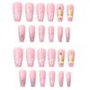 Exportación Transfronteriza Nueva Serie de Copos de Nieve Navideños Parche Acabado para Uñas Set de Uñas Postizas Uñas Portátiles
