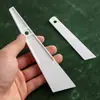 Hoja de pegamento blanco Grande 40mm Pequeño 20mm Herramientas básicas para artículos de cuero hechos a mano Hoja de pegamento Hoja para esparcir pegamento