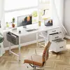 Suministro Transfronterizo de Muebles Personalizados, Escritorios de Estudio, Combinación de Hierro y Madera con Estilo Minimalista Moderno Fábrica de Origen