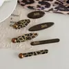Pinza para el pelo Retro con Estampado de Leopardo para Otoño e Invierno para Mujer 2026 Nuevo Estilo Pinza para Flequillo Pinza Lateral Accesorio para el Cabello
