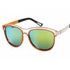 Óculos de Sol Vazados Jamie 1137, Estilo Fashion da Passarela, Óculos de Sol Tendência Street Style Feminino, Lentes Refletivas