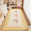 Quarto Fresco e Aconchegante Tapete de Cabeceira de Imitação de Caxemira Cobertor Decorativo para Quarto de Casa Tapete Antiderrapante Amigo da Pele Fácil de Cuidar para Varanda